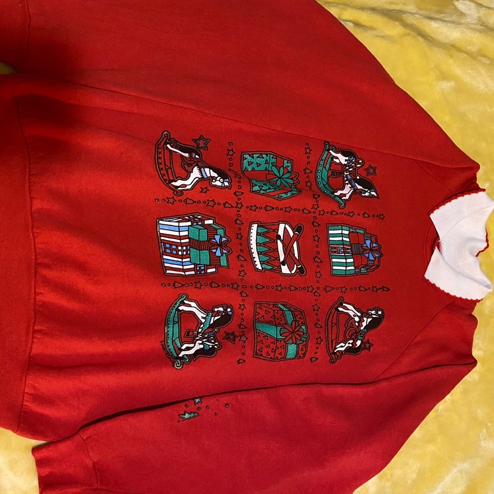 Red Christmas sweater!